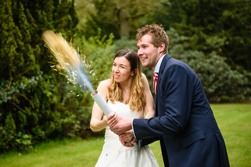 Biodegradable Dried Petals Wedding Confetti Cannon - Wedding Exit Toss