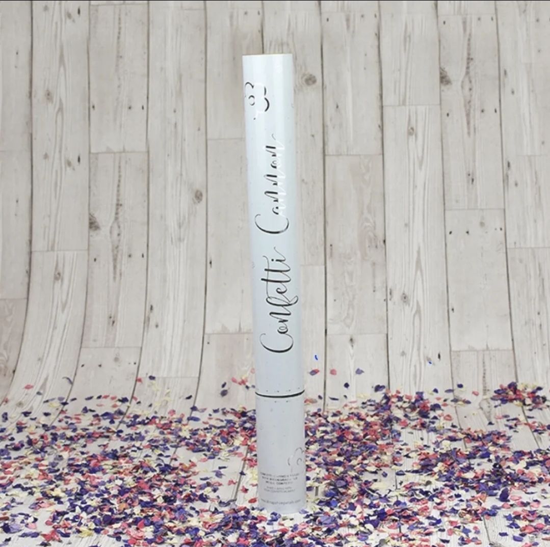 Biodegradable Dried Petals Wedding Confetti Cannon - Wedding Exit Toss