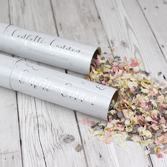 Biodegradable Dried Petals Wedding Confetti Cannon - Wedding Exit Toss